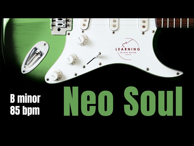 The Sexiest Neo Soul Jam in B Minor (Backing Track) – Smooth Guitar Jam | Golden Hour Groove