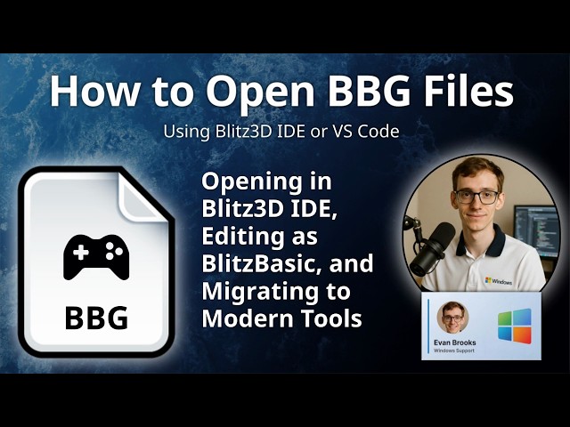 How to Open BBG Files (Blitz3D Basic Game)