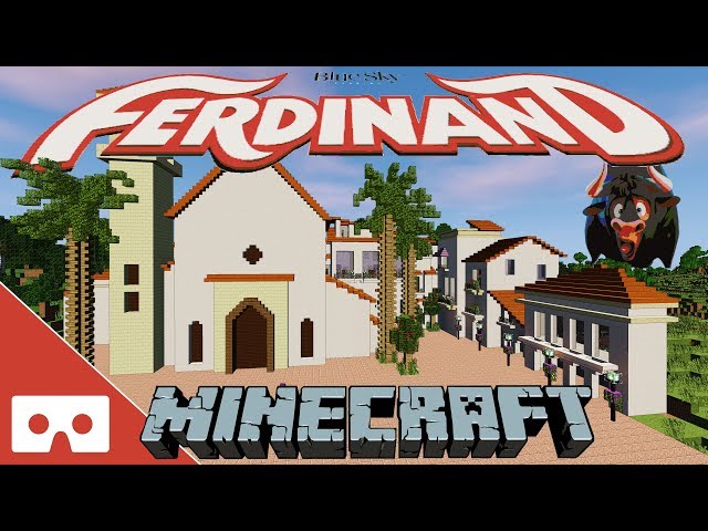 Ep2 - Building Ferdinand Movie Houses Minecraft VR 360°
