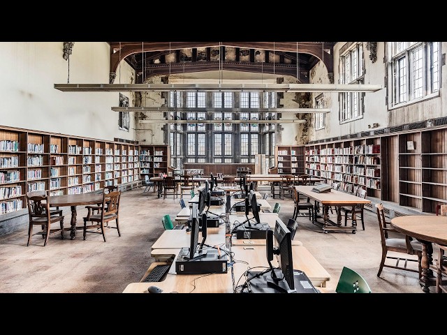 Abandoned Detroit Library With ALL The Books Left Behind