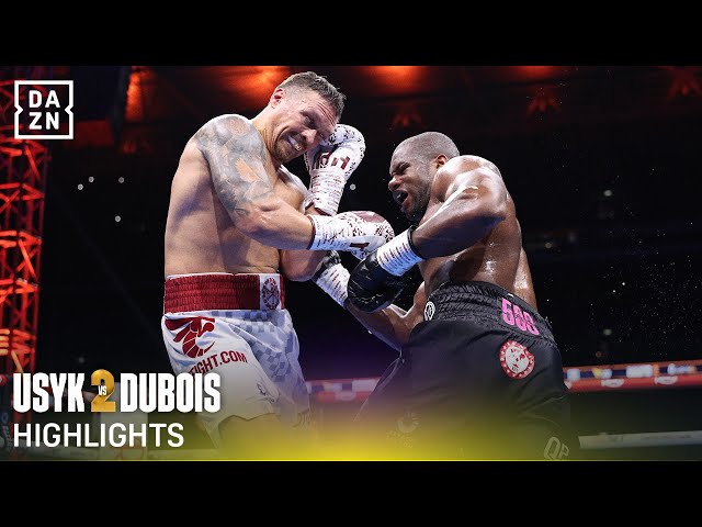 UNBELIEVABLE KO! Oleksandr Usyk vs. Daniel Dubois 2 | Fight Highlights