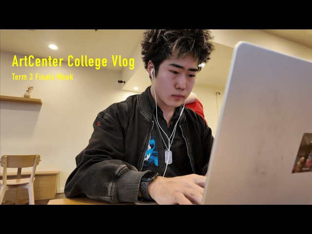 Design Student in LA | Artcenter College Vlog | (realistic) TERM 3 FINALS WEEK AT ACCD