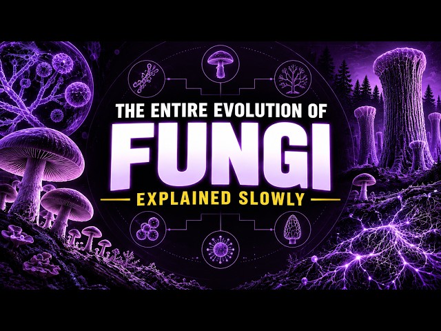 The Entire Evolution of Fungi Explained Slowly (For Sleep)