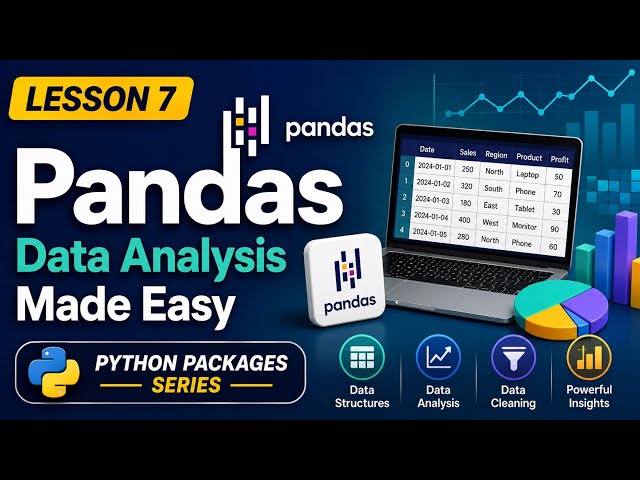 Lesson 7 - Pandas: Data Analysis Made Easy | Python Packages Series | Uplatz