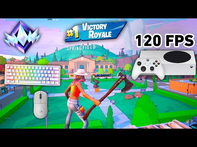 Fortnite Unreal Ranked Reload On Xbox Series S | Keyboard & Mouse Gameplay | 120 FPS | 4K