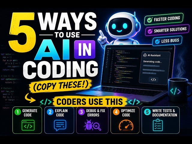 5 Ways to use AI in Coding (Copy these)!