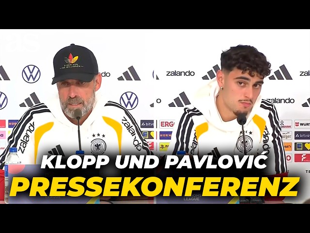 JÜRGEN KLOPP und ALEKS PAVLOVIĆ, vollständige PRESSEKONFERENZ nach GRIECHENLAND 0 - DEUTSCHLAND 0