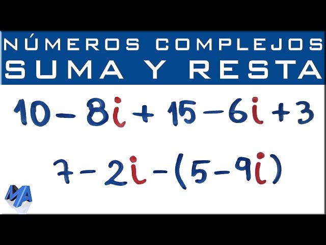 Suma y resta de números complejos | Ejemplo 1