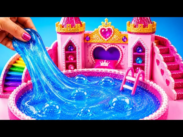 😱 We Built a GIANT Slime Pool in a Princess Castle! 💦🏰✨