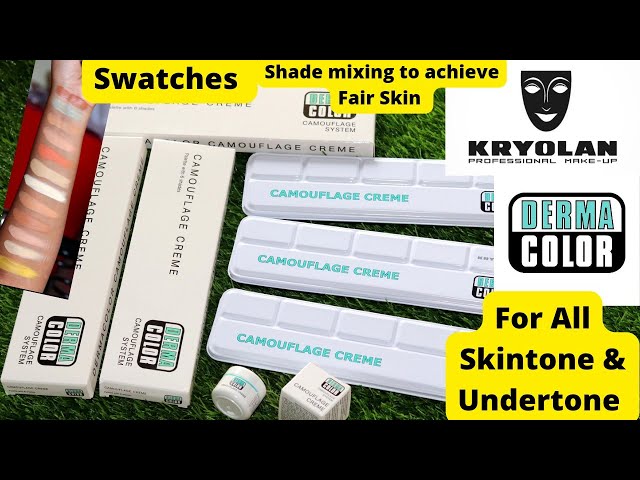 HOW TO : Know YOUR SHADE in KRYOLAN DERMACOLOR CAMOUFLAGE CREAM