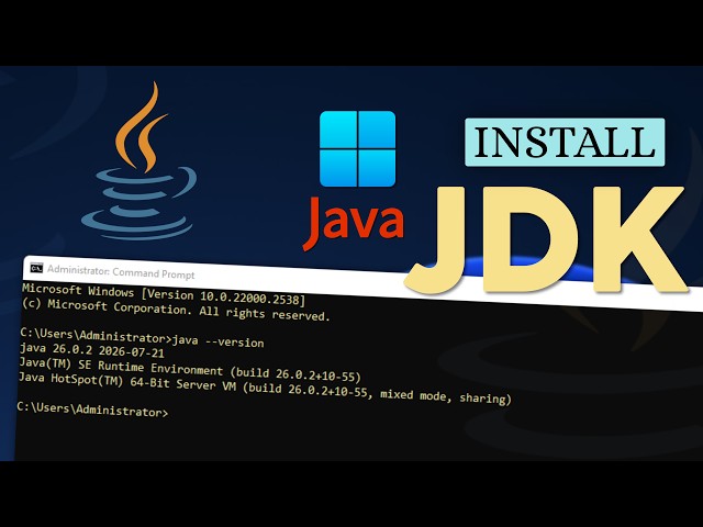 How to Install Java JDK on Windows 11 | Java Setup for Beginners