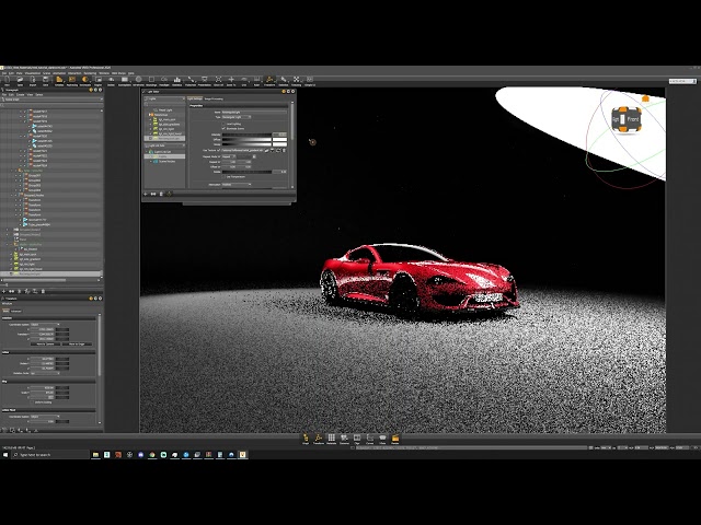 VRED Rendering Tutorial 03: Black Room