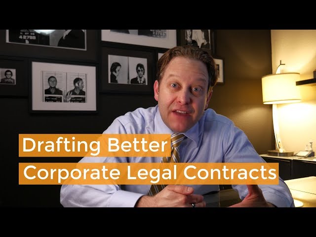 Quick Corporate Lawyer Tip for Contract Drafting