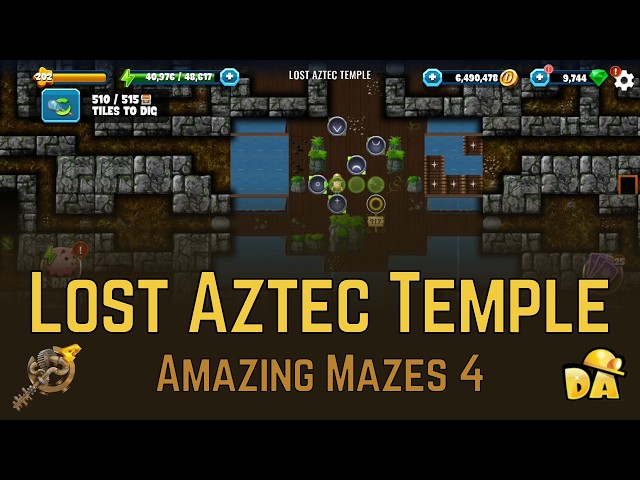 Lost Aztec Temple - #6 Amazing Mazes 4 - Diggy's Adventure