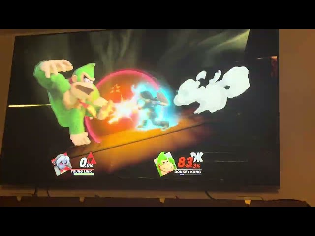 Super Smash Bros ultimate Young Link vs DK
