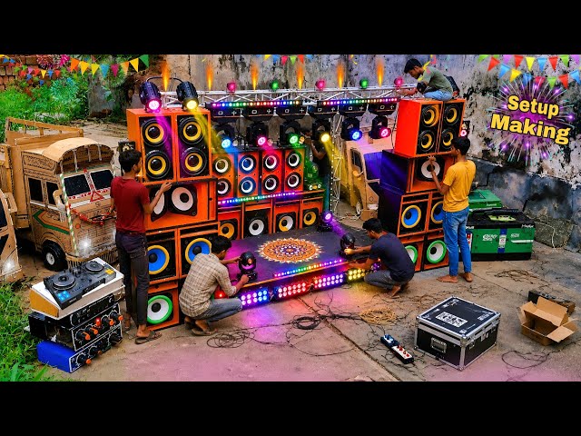 How to Make Mini DJ Stage Setup atHome | Cardboard DJ Box (Step byStep)| DIY DJ Toy Making dj setup 