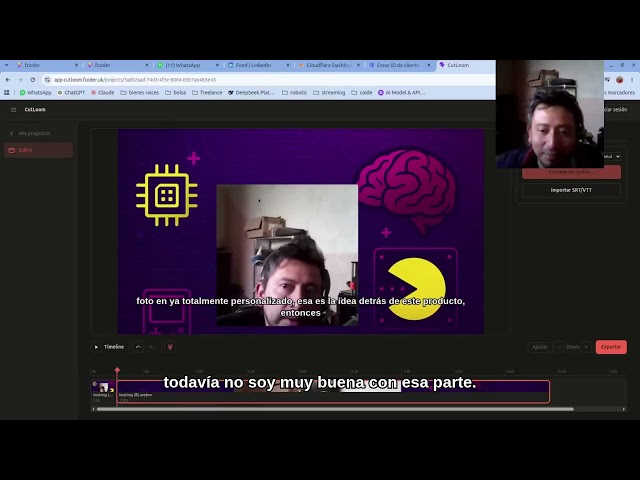 Creé mi propio editor de video con IA 🤖 | Mi primer proyecto Open Source