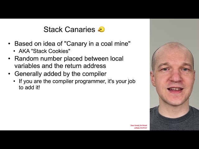 Vulns100X 05 Mitigation 01 Stack Canaries