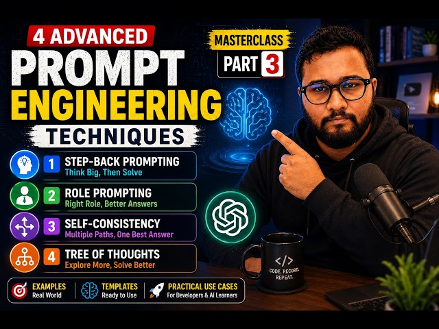 4 Advanced Prompt Engineering Techniques That Make ChatGPT Smarter | Step-Back, ToT & More