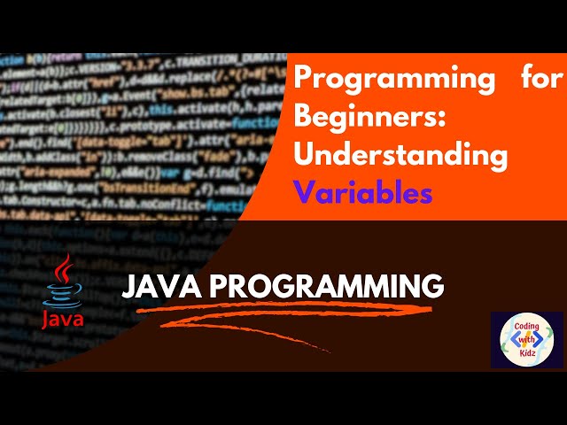 Java Programming for Beginners: Understanding Variables | Step-by-Step Tutorial