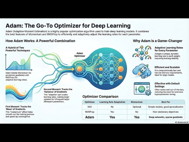 Adam Optimizer Working Principle | Machine Learning | Artificial Intelligence | IgnoVex