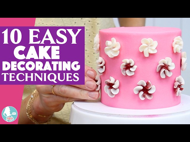 10 EASY Cake Decorating Techniques