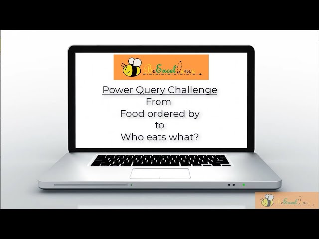 Power Query Challenge by Computergaga - Who eats what (Stacking irregular table) English VO