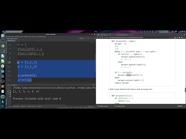 COMPSCI 2120A - Week 10 (Recursion, Merge Sort)