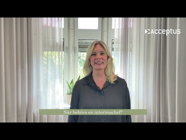 Interimschef | När behövs en interimschef?