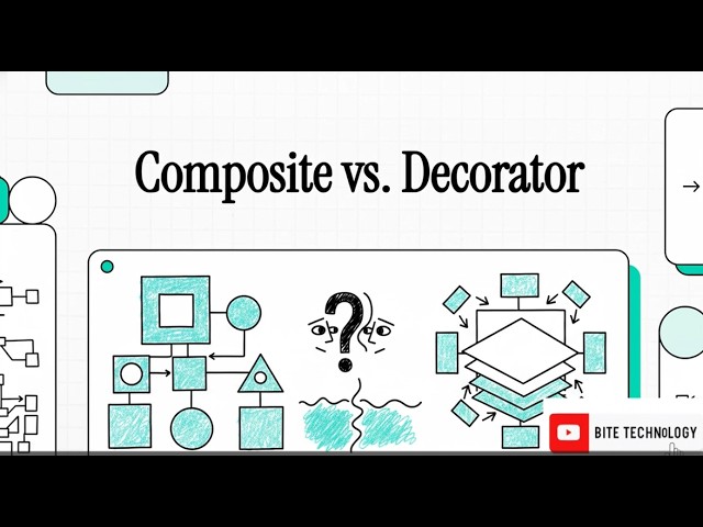 Decorator vs  Composite Design Patterns