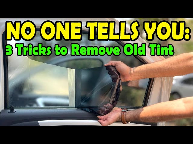 Out of love, hit subscribe.3 Tricks That Actually Work - The Best Way to Remove Old Tint