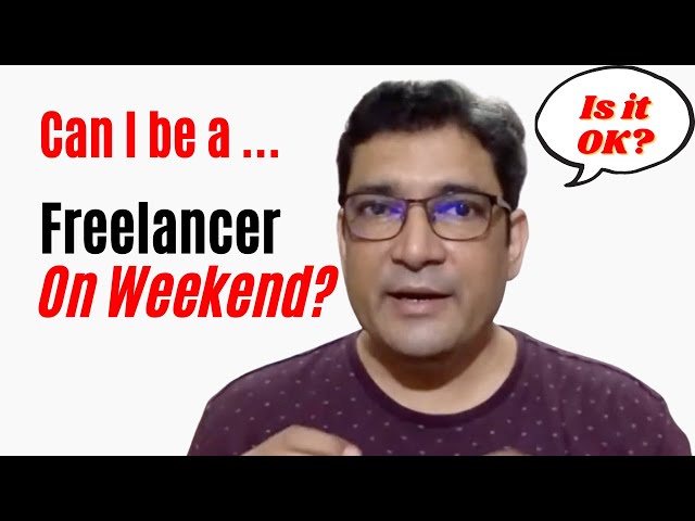 Can I work as Freelancer on Weekends? I am a Java Developer with 2 Years of Experience