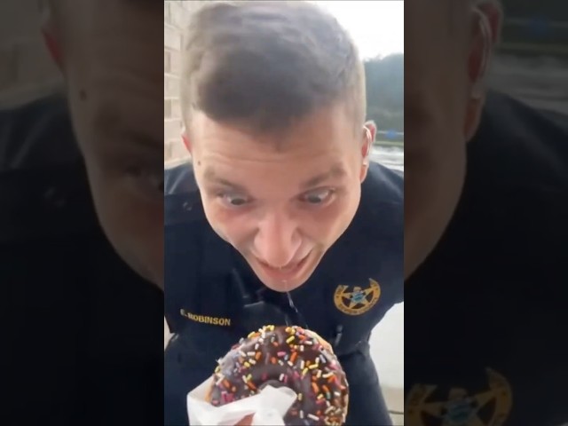 Sheriff Goes Nuts for Donuts 😂🍩#shorts
