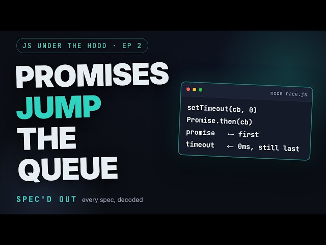 Microtasks vs Macrotasks: Why Your Promise Jumps the Queue | JS, Under the Hood #2
