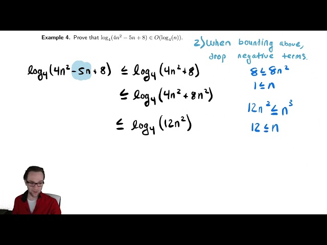 Asymptotic Notation 6 - Big O Notation and Negative Values