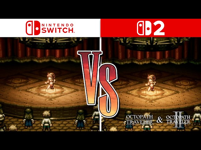 Octopath Traveler 1 & 2 - Switch 2 Graphics Comparison