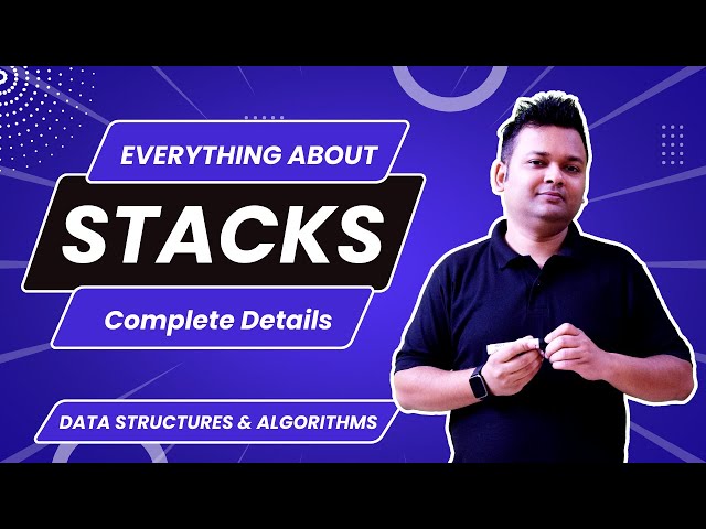 Stack Data Structure in One Video to explain What is a stacks in data structure | Core Level