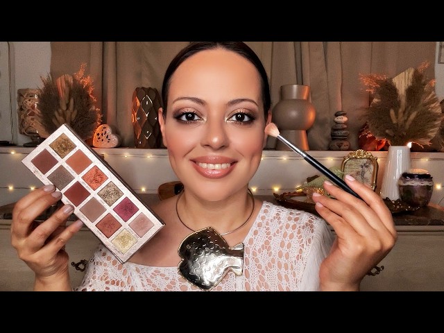 ASMR GRWM|  How I Do My Makeup - Eye Maxxing with Metallics (Rummaging, Whispering)