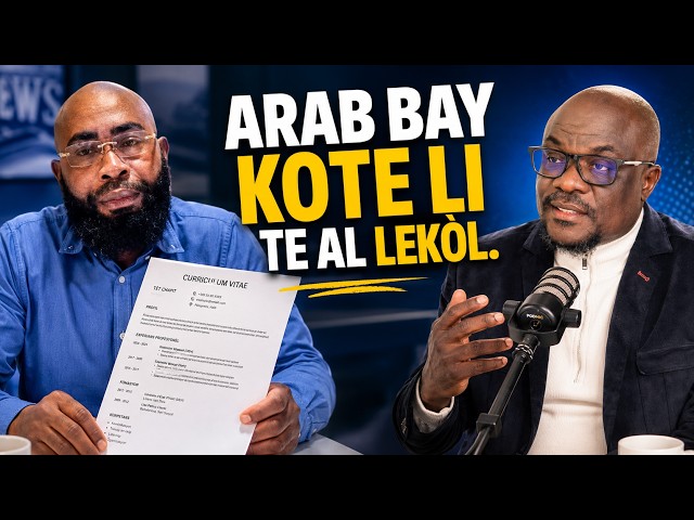 FLASH! Nèg Arab la Konfime, reponn san filtè ak prèv, tout moun kap rele l nèg SÒT, li paka Senatè