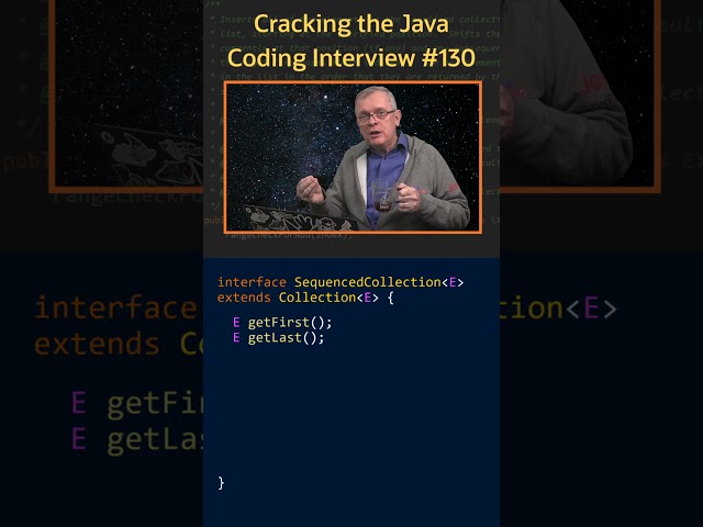 What is a Sequenced Collection ? - Cracking the Java Coding Interview