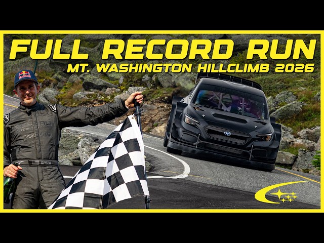 POV: Scott Speed smashes Mt. Washington Hillclimb Record 2026