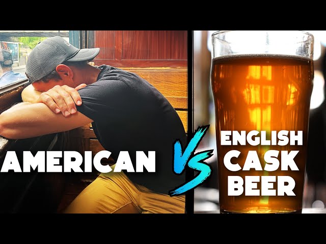 Un estadounidense prueba la cerveza de barril inglesa