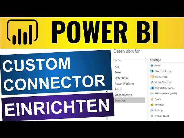 Power BI Custom Connector einrichten