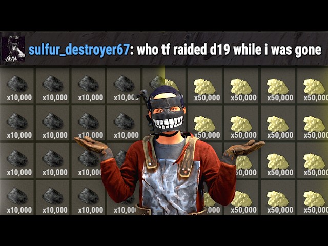 Raiding a LOADED Airfield Base in Rust! (CLAN GOT MAD)