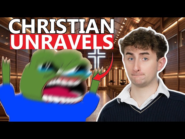 Christian starts yelling after his script falls apart