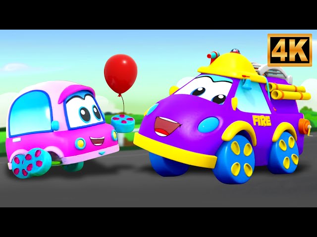 Wheels on the Fire Truck, Street Vehicle & Transport Song for Kids by Baby Bob