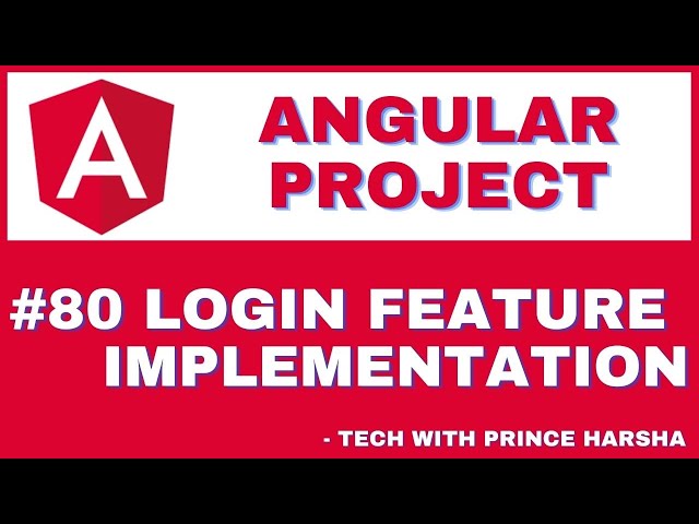 80. Angular Project Tutorial - Implementing Login User Feature
