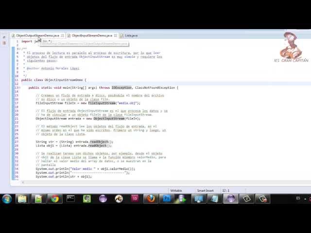 Aprende a programar en Java: Flujos de datos: ObjectStream. Serializable