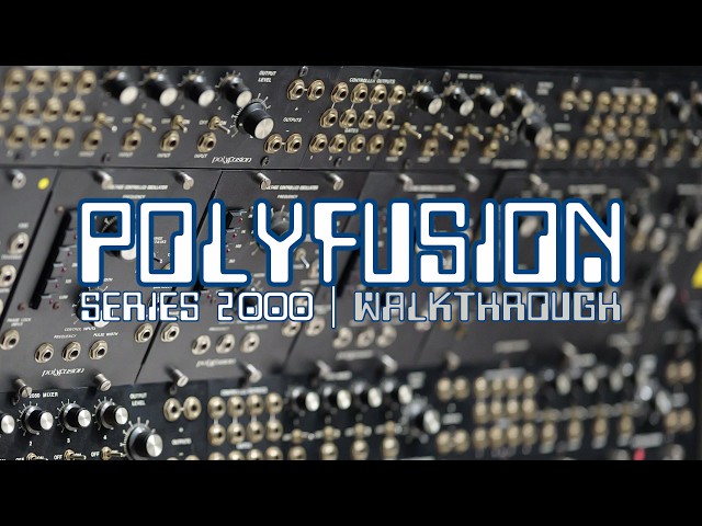 Polyfusion Modular walkthrough ~ #modular #synth #analog #music #tools #polyfusion #ramoog
