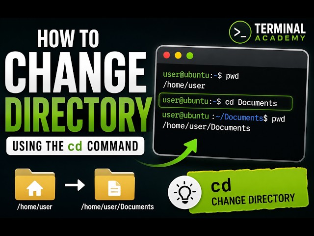 How to Change Directory in Ubuntu Terminal Using cd | Beginner Tutorial